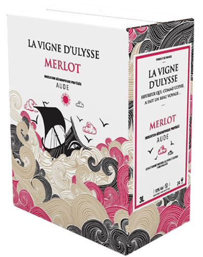 Box - Aude Merlot Rouge - 5 liter